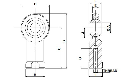 Rod End - Female - OEFPW
